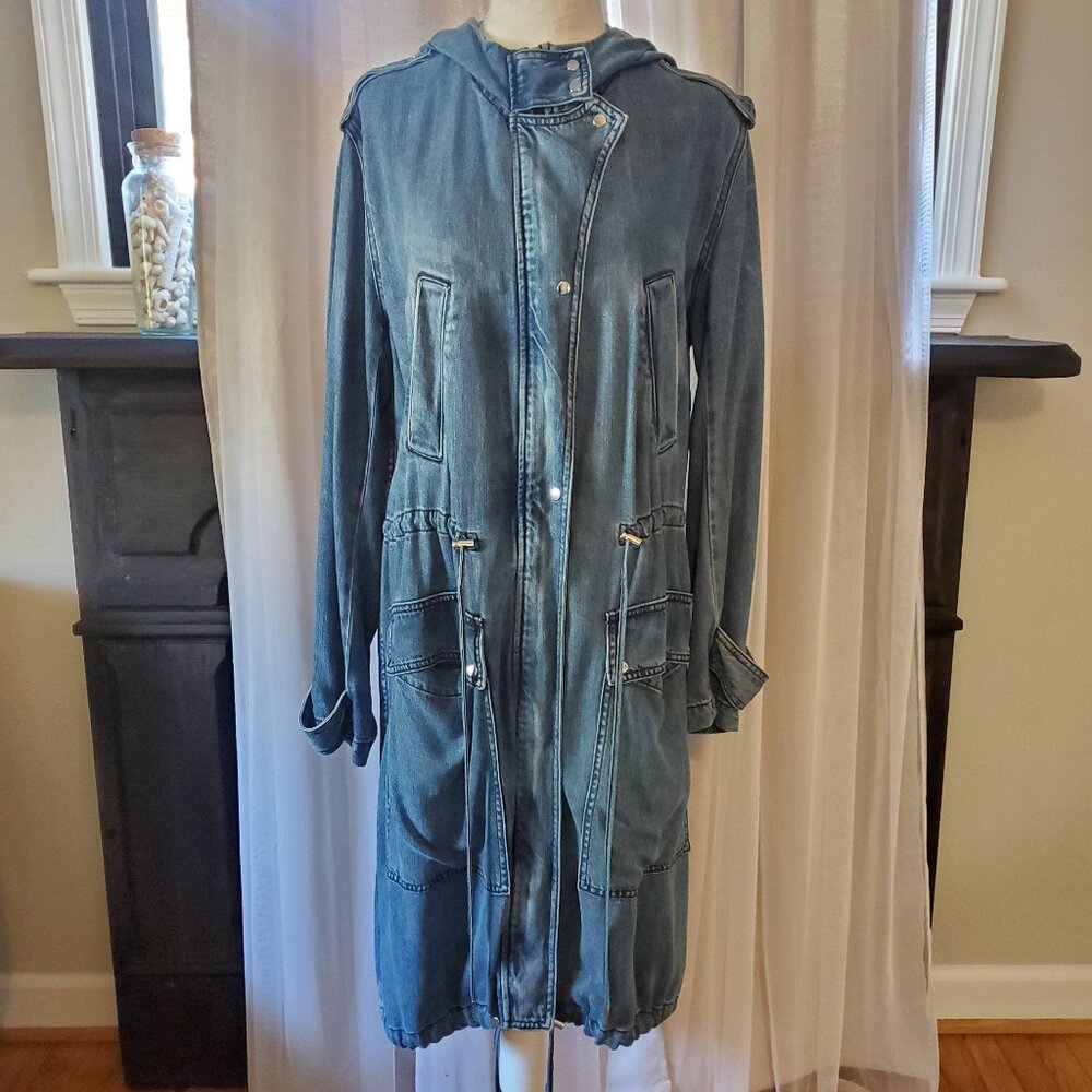 A.L.C. Denim Hooded Coat/Dress, M